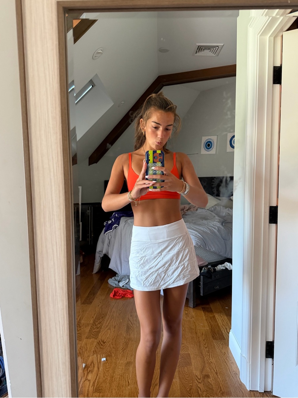 Lululemon Pace Rival Mid-Rise Skirt
Long in White (Will come Unwrinkled)